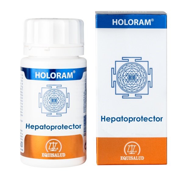 Holoram Hepatoprotector de Equisalud, bote de 60 cápsulas