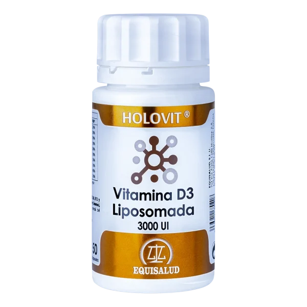 Holovit Vitamina D3 Liposomada 3000 UI Equisalud 50 cap.