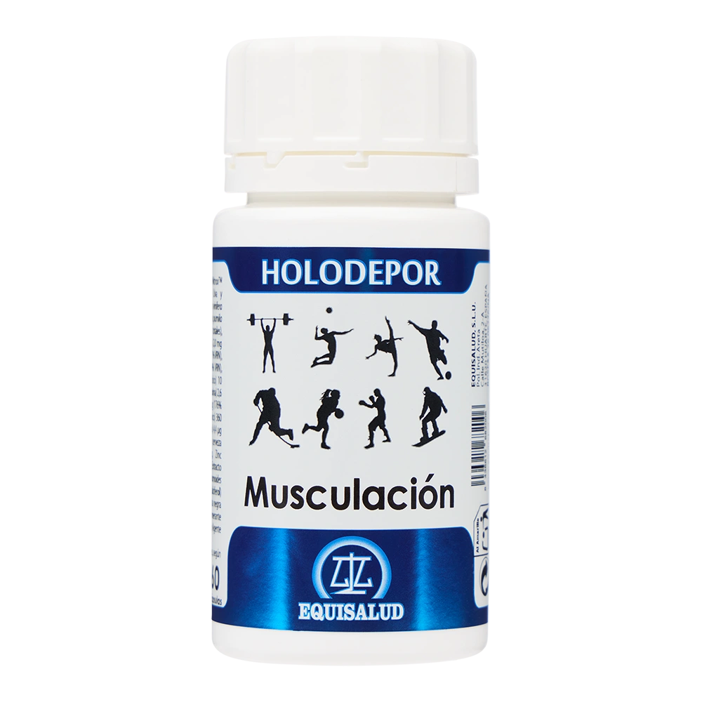 HoloDepor Musculación de Equisalud, bote de 60 cápsulas